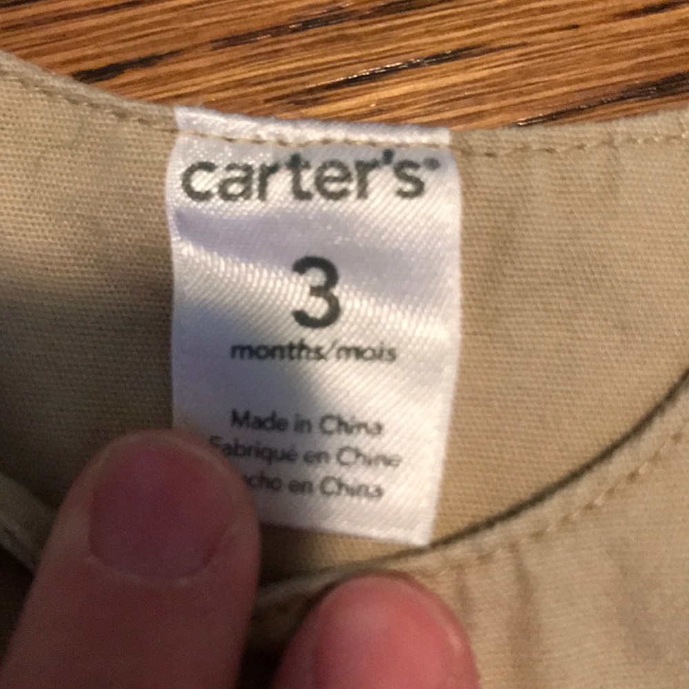3 sets of 0-3 mo overalls - Picture 5 of 7
